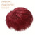 Men's Short Brown Blonde Curly Hair Topper Human Hair Clip In HairPieces Toupee Replacement For Men