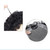 Short Curly Brown Hair Topper Human Hair Clip in Wiglet Hair Pieces Toupee For Men