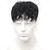 Short Curly Natural Curly Hair Topper Human Hair Clip in Wiglet Hair Pieces Toupee For Men