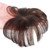 RemeeHi Silk Base Clip In Human Hair Toppers -Loss Thin Hair Top Replacement Straight  Invisible Bangs Toupee