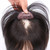 RemeeHi Silk Base Clip In Human Hair Toppers -Loss Thin Hair Top Replacement Straight  Invisible Bangs Toupee