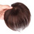 RemeeHi Silk Base Clip In Human Hair Toppers -Loss Thin Hair Top Replacement Straight  Invisible Bangs Toupee