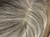 Remeehi Bob Straight 10" Hair Natural Grey Salty&pepper hair replacement 100% human hair Topper For Women