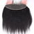 Remeehi  Pre plucked 13"*4"Kinky Straight  100% Indian Remy Human Hair Ear to ear  Frontal Full Frontal Lace Closureosure