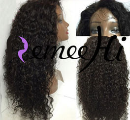 Remeehair.com | Spanish Curl Full Lace Wigs Brazilian Human Hair