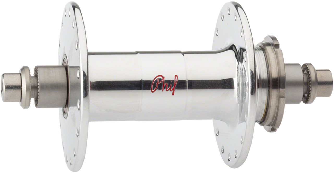 Phil Wood High Flange Rear Hub - Threaded x 120mm, Rim Brake