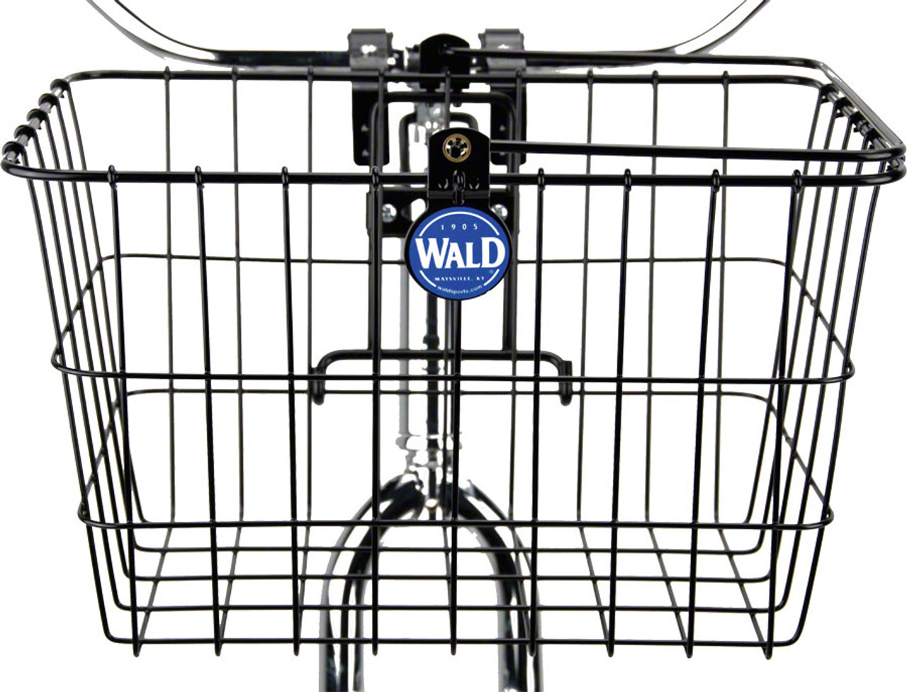 Gloss Black Wald 3114 Front Quick Release Basket with Bolt-On Mount