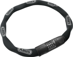 Abus 8808C Chain Lock - Combination, 2.8', 8mm Square, Black Abus 8808C Chain Lock - Combination, 2.8', 8mm Square, Black