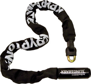 Kryptonite Keeper 785 Integrated Chain Lock - 85cm (2.8'), 7mm, Keyed, Black Kryptonite Keeper 785 Integrated Chain Lock - 85cm (2.8'), 7mm, Keyed, Black