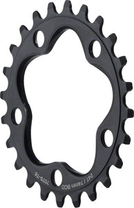Dimension 30t x 74mm Inner Chainring Black Dimension 30t x 74mm Inner Chainring Black