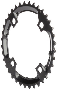 Shimano Deore M590 Chainring - 36t, 104 BCD, 4-Bolt, 9-Speed, Black Shimano Deore M590 Chainring - 36t, 104 BCD, 4-Bolt, 9-Speed, Black