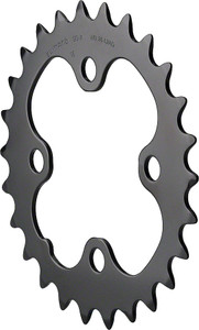 Shimano SLX M660/5 26t 64mm 9-Speed, LX T671 10-Speed Inner Chainring Black Shimano SLX M660/5 26t 64mm 9-Speed, LX T671 10-Speed Inner Chainring Black