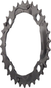 Shimano Deore M590 32t 104mm 9-Speed Middle Chainring Black Shimano Deore M590 32t 104mm 9-Speed Middle Chainring Black