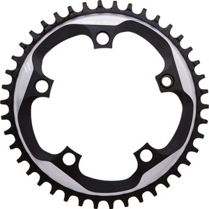 SRAM X-Sync Chainring 40 Teeth 110mm BCD Polished Grey/Matte Black SRAM X-Sync Chainring 40 Teeth 110mm BCD Polished Grey/Matte Black
