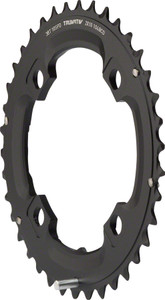 SRAM/Truvativ X0 and X9 38T 104mm BCD 10 Speed GXP Chainring with Long Over-shift Pin, Use with 24T SRAM/Truvativ X0 and X9 38T 104mm BCD 10 Speed GXP Chainring with Long Over-shift Pin, Use with 24T