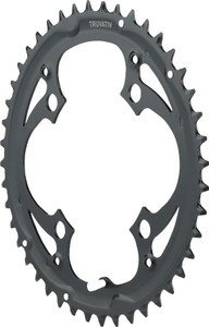 TruVativ Trushift 44T x 104mm BCD Steel Ring Black V4 TruVativ Trushift 44T x 104mm BCD Steel Ring Black V4