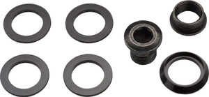 SRAM Force 1/ CX1 Chainring Spacer and Bolt Set: Five Spacers and Hidden Nut/Bolt, Fits Rival 1 with Hidden Chainring Bolt Design SRAM Force 1/ CX1 Chainring Spacer and Bolt Set: Five Spacers and Hidden Nut/Bolt, Fits Rival 1 with Hidden Chainring Bolt Design