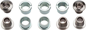 Sugino 5-Bolt Chainring Set - For 2x, 9mm, Chrome Plated Sugino 5-Bolt Chainring Set - For 2x, 9mm, Chrome Plated