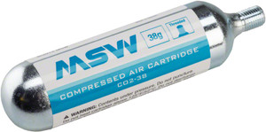 MSW CO2-38 CO2 Cartridge: 38g, Each MSW CO2-38 CO2 Cartridge: 38g, Each