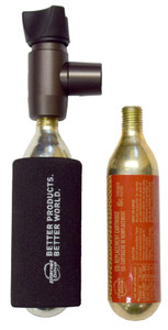 Planet Bike Black Zeppelin CO2 Inflator with 2 16g Cartridges Planet Bike Black Zeppelin CO2 Inflator with 2 16g Cartridges