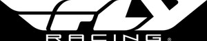 Fly Racing Die Cut Logo Sticker/Decal | White