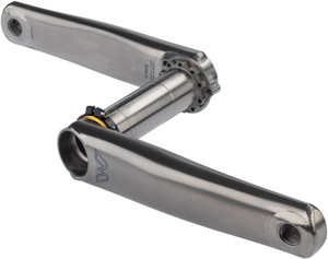Cane Creek eeWings All-Road Titanium Crankset - 175mm, Direct Mount, BB30/PF30/386 EVO Spindle Interface, Brushed Titanium Cane Creek eeWings All-Road Titanium Crankset - 175mm, Direct Mount, BB30/PF30/386 EVO Spindle Interface, Brushed Titanium