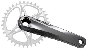 Shimano XTR FC-M9120 Crankset - 175mm, 12-Speed, 1x, Direct Mount, Hollowtech II Spindle Interface, Gray
