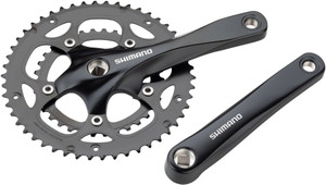 Shimano Claris FC-RS200 Crankset - 170mm, 8-Speed, 50/34t, 110 BCD, Square Taper JIS Spindle Interface, Black Shimano Claris FC-RS200 Crankset - 170mm, 8-Speed, 50/34t, 110 BCD, Square Taper JIS Spindle Interface, Black