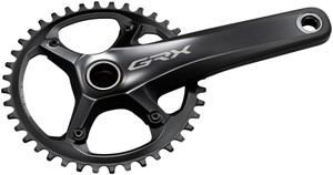 Shimano GRX FC-RX810-1 Crankset - 175mm, 11-Speed, 42t, 110 BCD, Hollowtech II Spindle Interface, Black Shimano GRX FC-RX810-1 Crankset - 175mm, 11-Speed, 42t, 110 BCD, Hollowtech II Spindle Interface, Black
