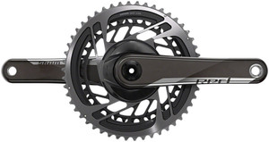 SRAM RED AXS Crankset - 175mm, 12-Speed, 46/33t, Direct Mount, DUB Spindle Interface, Natural Carbon, D1