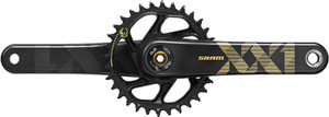 SRAM XX1 Eagle Carbon Boost Crankset - 170mm, 12-Speed, 34t, Direct Mount, DUB Spindle Interface, Black/Gold