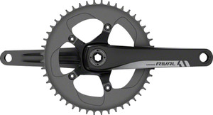 SRAM Rival 1 Crankset - 170mm, 10/11-Speed, 42t, 110 BCD, BB30/PF30 Spindle Interface, Black SRAM Rival 1 Crankset - 170mm, 10/11-Speed, 42t, 110 BCD, BB30/PF30 Spindle Interface, Black