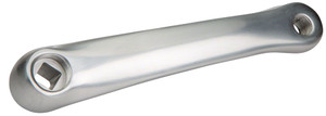 Sugino XD600 Tandem Crank Arm - 170mm, Right Front, Square Taper JIS Spindle Interface, Silver Sugino XD600 Tandem Crank Arm - 170mm, Right Front, Square Taper JIS Spindle Interface, Silver
