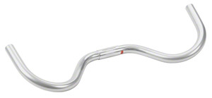 Nitto Moustache Handlebar: 26.0mm Bar Clamp 515mm Width Alloy Silver Nitto Moustache Handlebar: 26.0mm Bar Clamp 515mm Width Alloy Silver