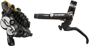 Shimano Saint BL-M820-B/BR-M820 Disc Brake and Lever - Front, Hydraulic, Post Mount, Finned Metal Pads, Black Shimano Saint BL-M820-B/BR-M820 Disc Brake and Lever - Front, Hydraulic, Post Mount, Finned Metal Pads, Black
