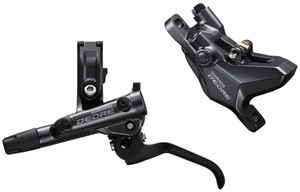Shimano Deore BL-M6100/BR-M6100 Disc Brake and Lever - Front, Hydraulic, Resin Pads, Gray Shimano Deore BL-M6100/BR-M6100 Disc Brake and Lever - Front, Hydraulic, Resin Pads, Gray