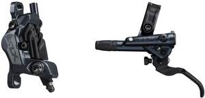 Shimano SLX BL-M7100/BR-M7120 Disc Brake and Lever - Front, Hydraulic, Post Mount, 4-Piston, Black Shimano SLX BL-M7100/BR-M7120 Disc Brake and Lever - Front, Hydraulic, Post Mount, 4-Piston, Black