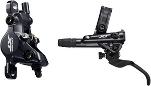 Shimano Deore XT BL-M8100/BR-M8100 Disc Brake and Lever - Front, Hydraulic, Post Mount, 2-Piston, Black Shimano Deore XT BL-M8100/BR-M8100 Disc Brake and Lever - Front, Hydraulic, Post Mount, 2-Piston, Black