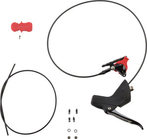 SRAM Rival 1 Disc Brake and Lever - Front, Hydraulic, Flat Mount, Black, A1 SRAM Rival 1 Disc Brake and Lever - Front, Hydraulic, Flat Mount, Black, A1