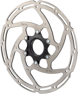 Tektro TR180-45 Disc Brake Rotor - 180mm, Center-Lock, 2.3mm Thickness, Silver