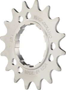 Onyx Stainless Cog: Shimano Compatible, 3/32", 17t Onyx Stainless Cog: Shimano Compatible, 3/32", 17t