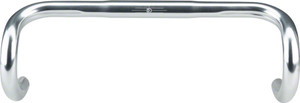 Dimension Short Drop Handlebar - Aluminum, 26mm, 40cm, Silver Dimension Short Drop Handlebar - Aluminum, 26mm, 40cm, Silver