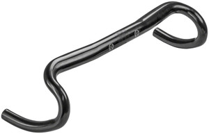 Velo Orange Nouveau Randonneur Handlebar - 31.8, 5 Degree Sweep, 85mm reach, 128mm Drop, 46cm, Noir