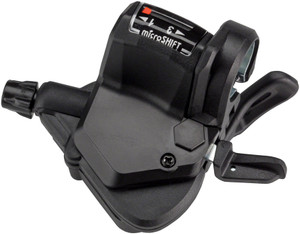 microSHIFT Mezzo Left Thumb-Tap Shifter, Triple, Optical Gear Indicator, Shimano Compatible microSHIFT Mezzo Left Thumb-Tap Shifter, Triple, Optical Gear Indicator, Shimano Compatible