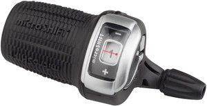 microSHIFT DS85 Left Twist Shifter, Triple, Optical Gear Indicator, Shimano Compatible microSHIFT DS85 Left Twist Shifter, Triple, Optical Gear Indicator, Shimano Compatible