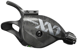 SRAM XX1 Eagle Trigger Shifter - Single Click, Rear, 12-Speed, Discrete Clamp, Lunar SRAM XX1 Eagle Trigger Shifter - Single Click, Rear, 12-Speed, Discrete Clamp, Lunar