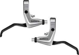 Shimano Alivio BL-T4000 V-Brake Lever Set Silver Shimano Alivio BL-T4000 V-Brake Lever Set Silver