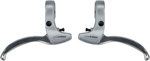 Tektro CL332RS 3-Finger Alloy Linear Pull Brake Lever Set Silver Tektro CL332RS 3-Finger Alloy Linear Pull Brake Lever Set Silver