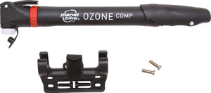 Planet Bike Ozone ATB Comp Frame Pump: Presta/Schrader, Black Planet Bike Ozone ATB Comp Frame Pump: Presta/Schrader, Black