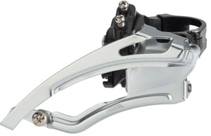 microSHIFT MarvoLT Front Derailleur 9-Speed Double, 42T Max, 31.8/34.9mm, High Clamp, Shimano Compatible microSHIFT MarvoLT Front Derailleur 9-Speed Double, 42T Max, 31.8/34.9mm, High Clamp, Shimano Compatible